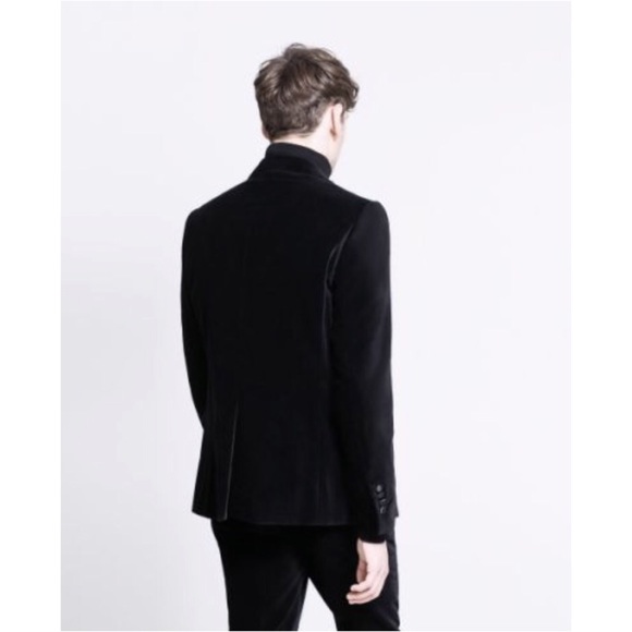 NWOT Zara men's velvet/viscose blazer - Picture 3 of 6